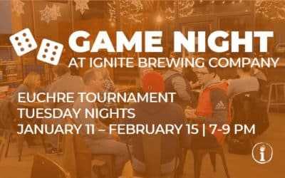 Euchre Tournaments – every Tuesday at 7 PM!